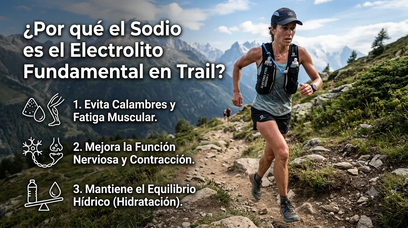 Electrolitos en trail running: pastillas de sal, bebida o geles con sodio